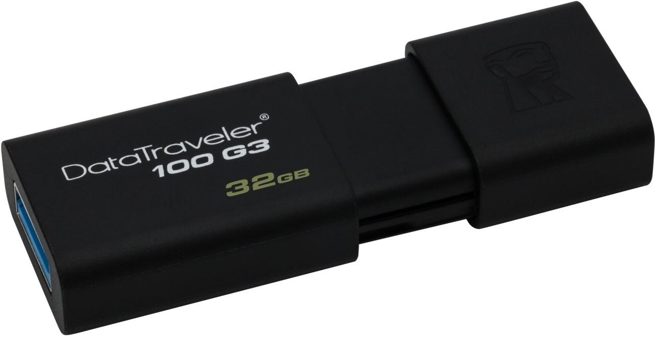 USB Flash 32GB Kingston - DT100G3/32                                                                                                                                                                                                                          